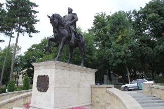 Statue des General Jermolov, dem Schl&auml;chter des Kaukasus