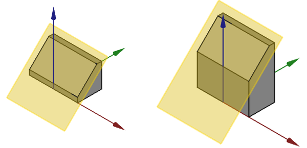 Screenshot Kl&ouml;tzchen mit Bezugsebene
