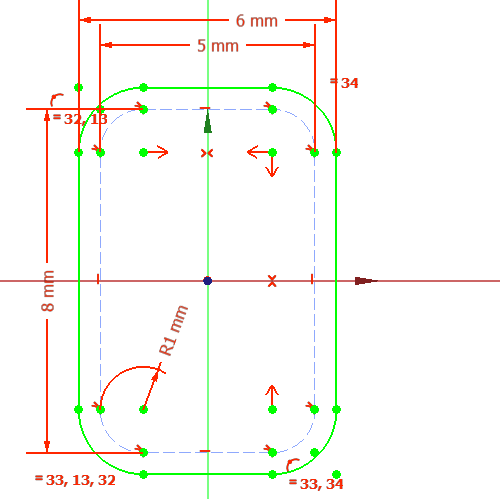 Screenshot stabiler bema&szlig;te Vierecke