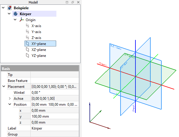 Screenshot des CS eines K&ouml;rpers