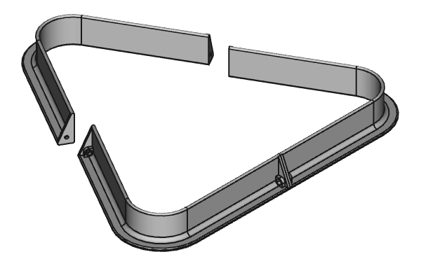 Bild eines Dreiecks f&uuml;r Poolbillard