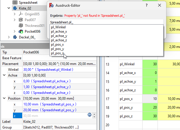 Screenshot K&ouml;rpereigenschaften