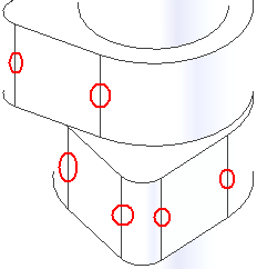 Kritische Übergangsstellen an einem Nocken Kritische Übergangsstellen an einem Nocken