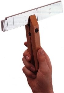 angeschobene Endma&szlig;e mit Klemmhalter